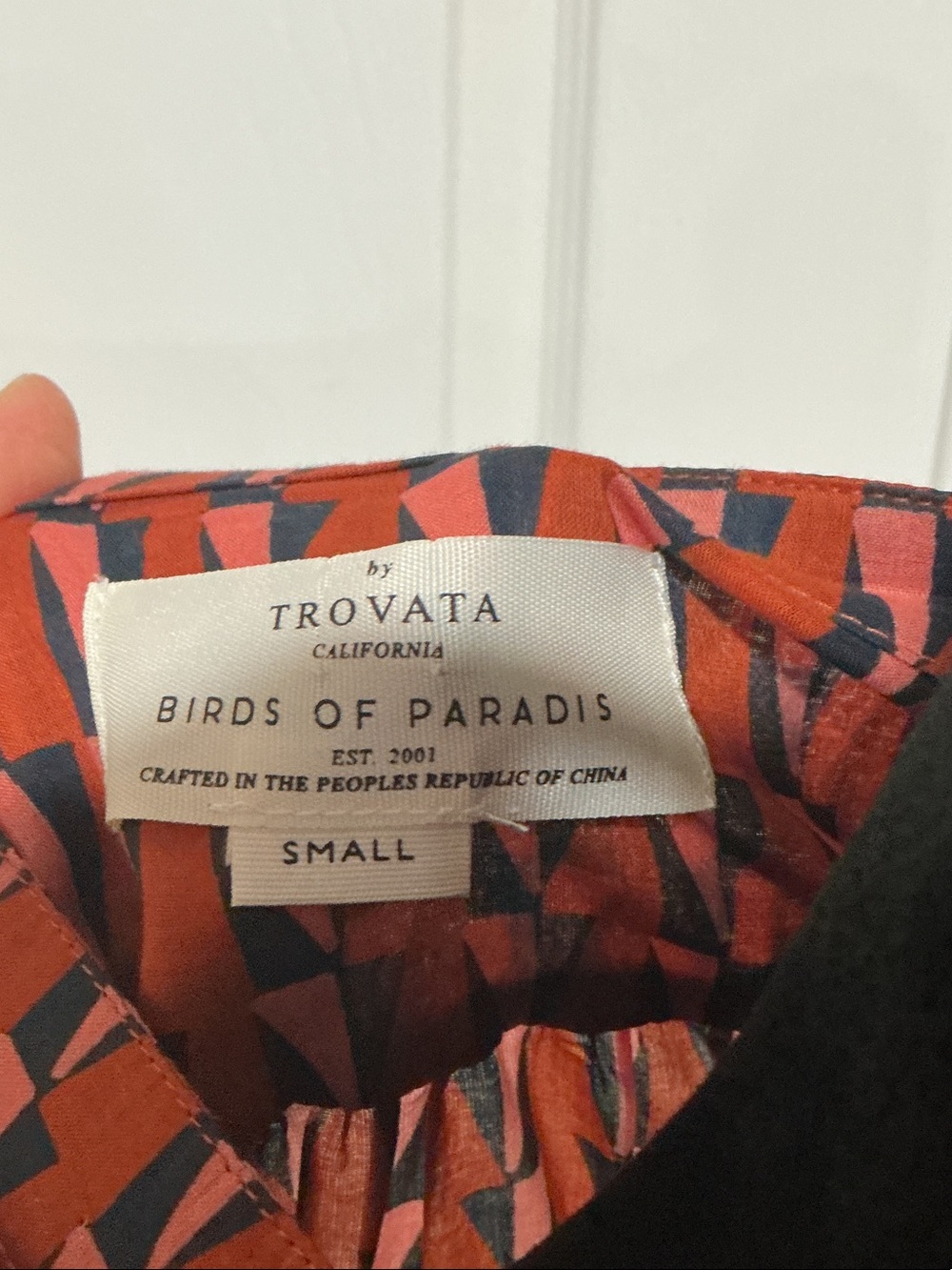 Trovata Rust Geometric Tiered Maxi Dress - Picture 5 of 8